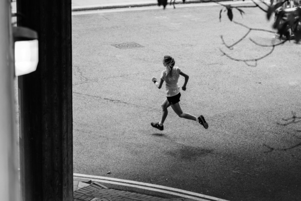 A lonely runner in a neighbourhood pursuing her ism | Smolt