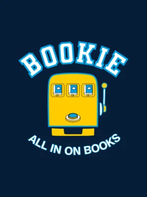Design close-up of the Bookie t-shirt | Smolt